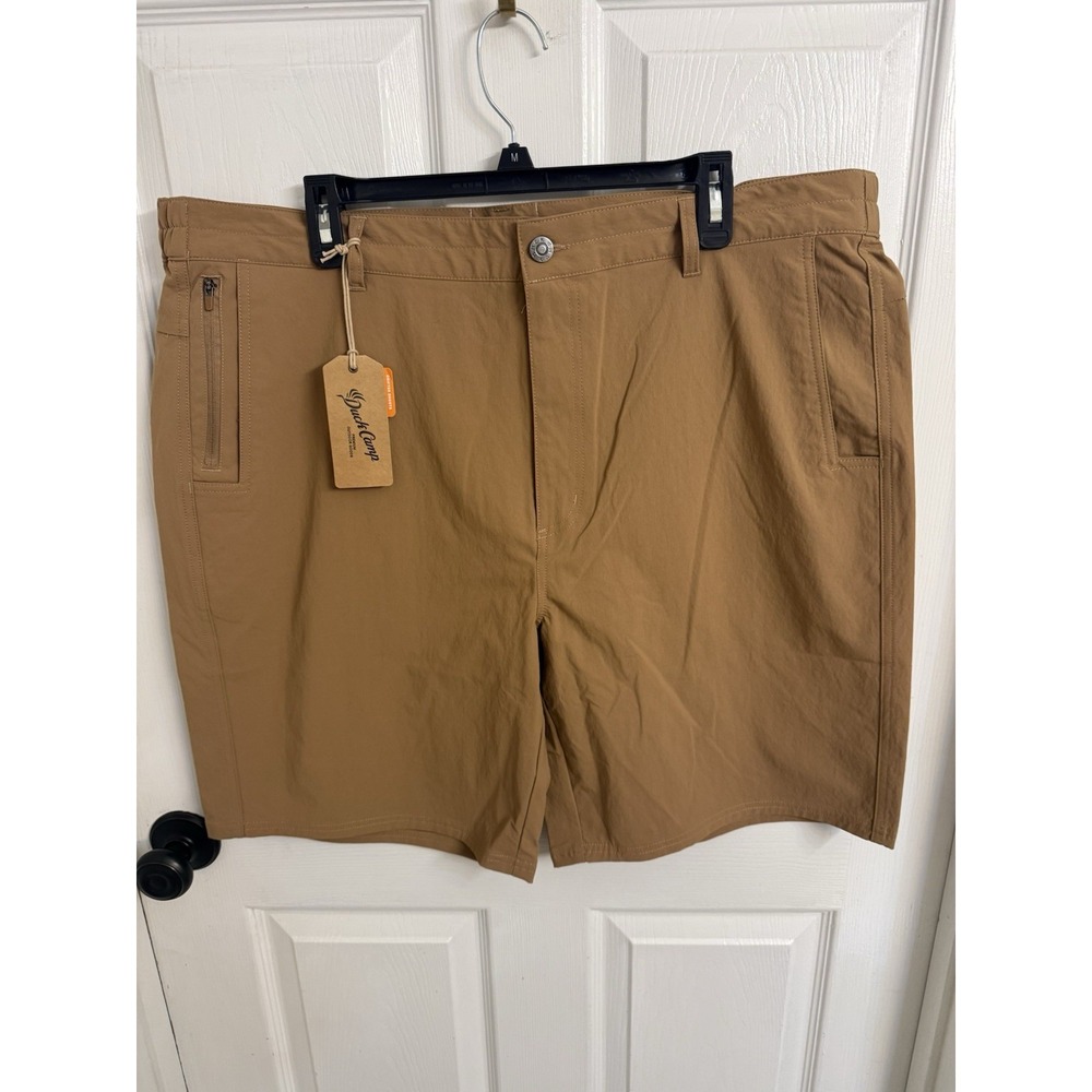 Duck Camp Drifter Shorts Men 2XL Pintail Brown Nylon Outdoors Hiking Fishing.